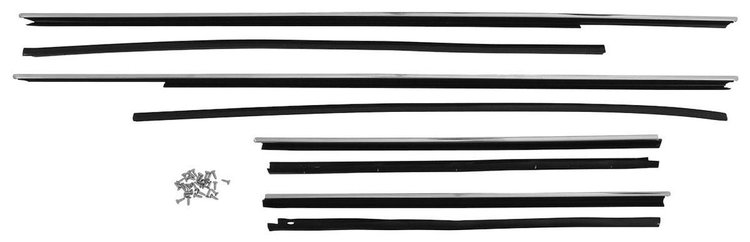 Window Felts 1961-62 Bonn/Cat 2dr HT Original Style 8pc