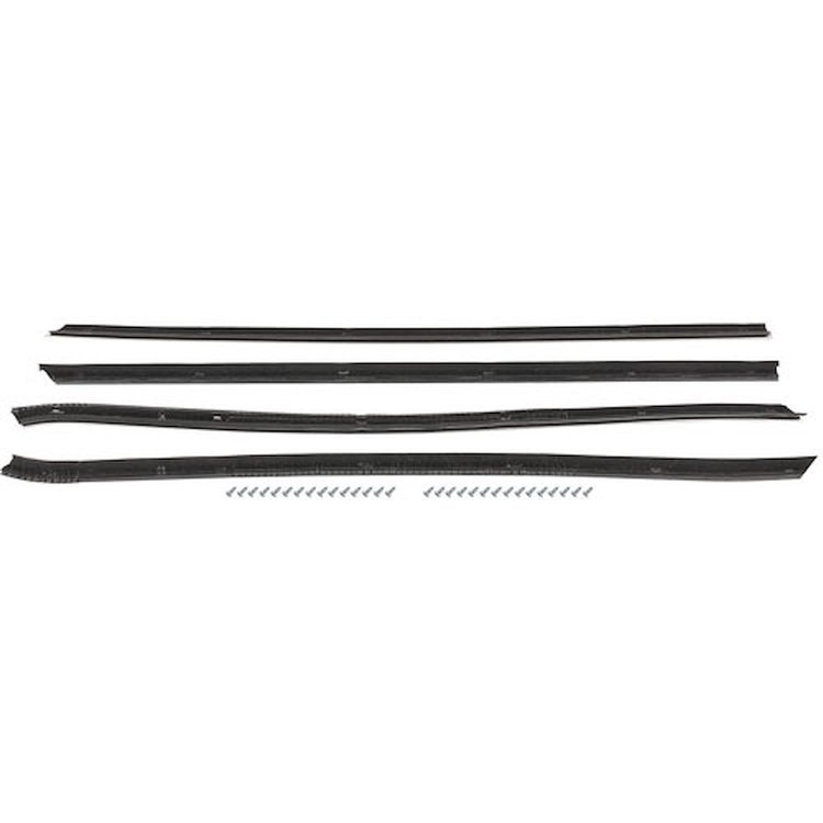 Window Felts 1967-68 Parisienne Fastback Repro Style 4pc
