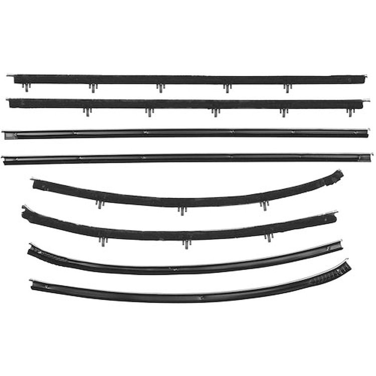 Window Felts 68 Cutlass 2dr Sedan 8 piece Original Style