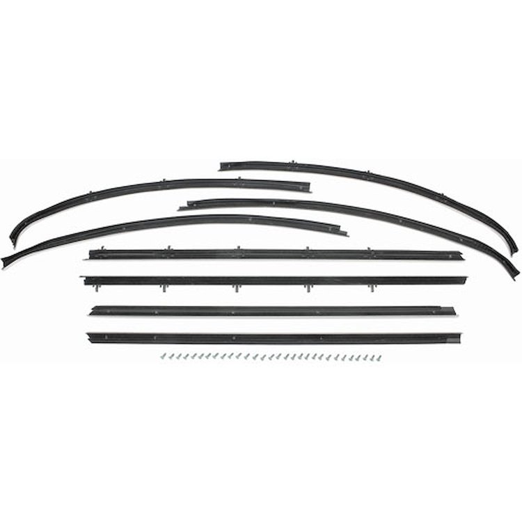 Window Felts 68 Cutlass Coupe 8 pieces Reproduction Style