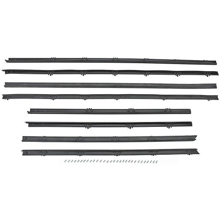 Window Felts 64 Chevelle Coupe 8 pieces Reproduction Flat Style