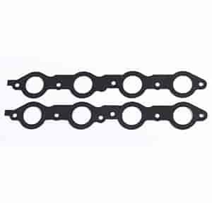 XX Carbon Header Flange Gaskets Chevy LS1 5.7L Round 1.625"