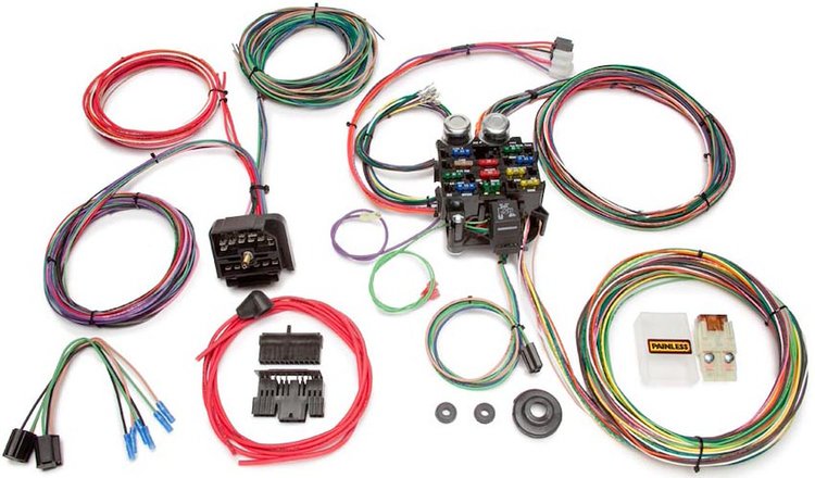 22-Circuit Customizable Wire Harness for Jeep CJ7