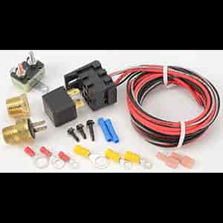 Fan-Thom II Electric Fan Relay Kit W/Thermostat Protection SPST 40 Amp Relay
