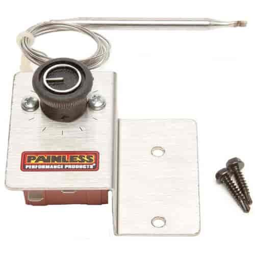 Adjustable Electric Fan Thermostat Kit Without Relay