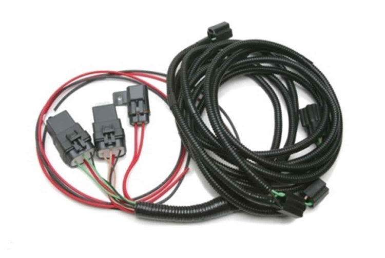 Quad H-4 Headlight Conversion Harness For H-4 Halogen Bulbs
