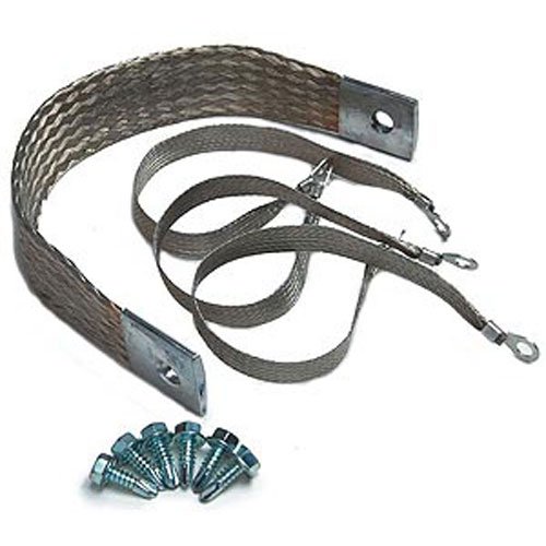 Engine Ground Strap Kit (1) 14", 1/0 Gauge, HD Strap