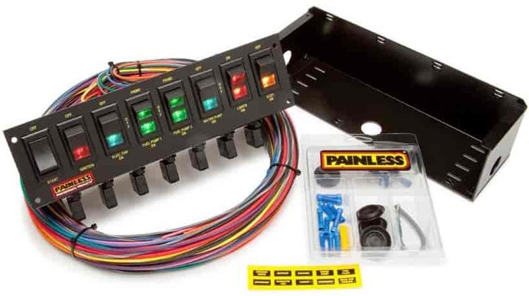 8-Switch Circuit Breaker Rocker Panel