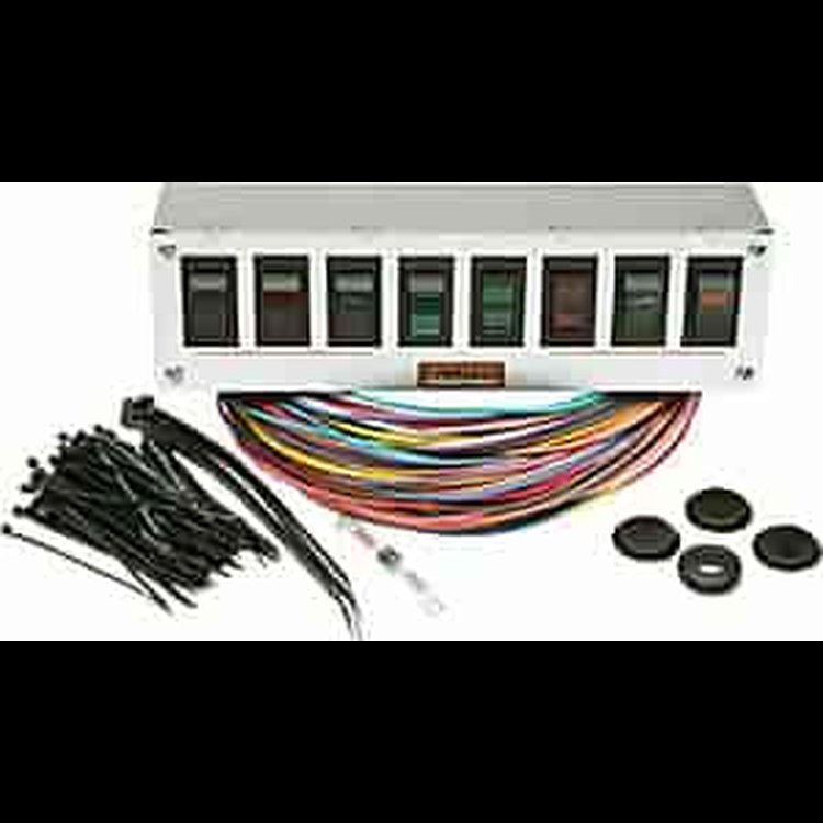 Universal Rocker Switch Panel 8-Switch