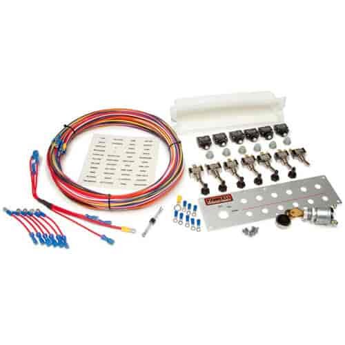 Off-Road Waterproof Switch Panel 6 Toggles, Dash Mount