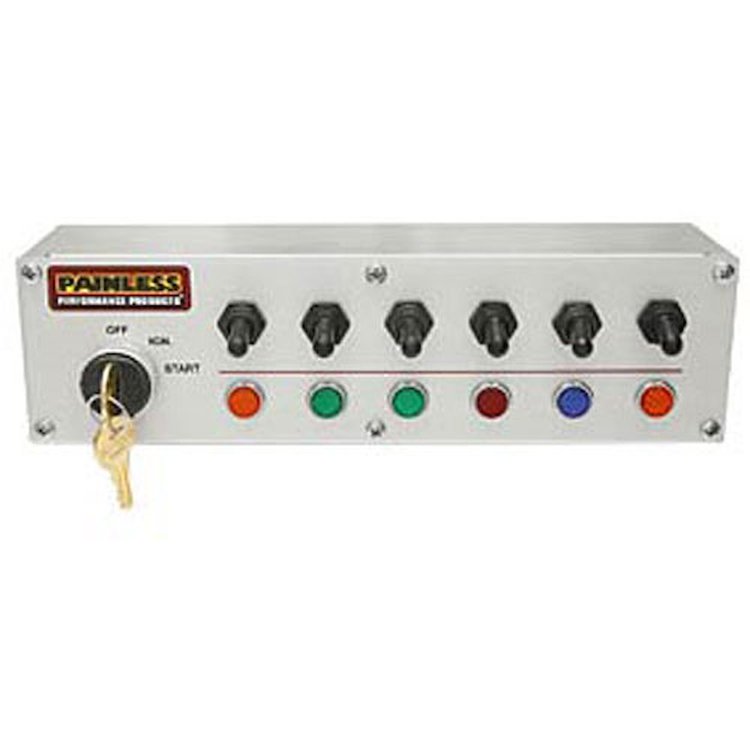 Extreme Off-Road Waterproof Switch Panel 6 Toggles, Roll Bar Mount