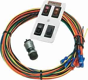 Mustang Switch Panel 4-Switch Kit with Nitrous Purge and Start Button