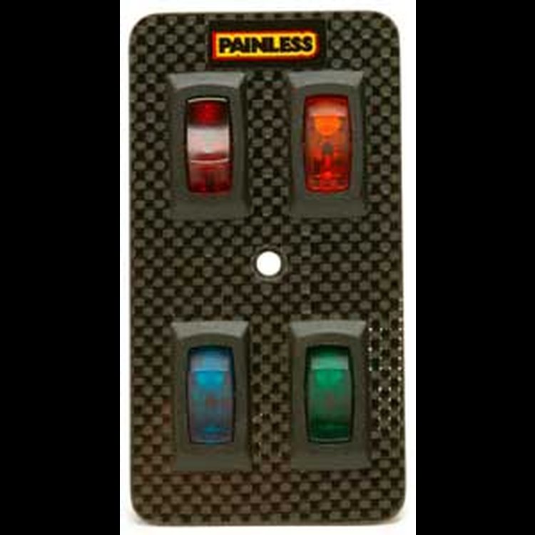 Carbon Fiber Mustang Power Panel Hide-a-Panel