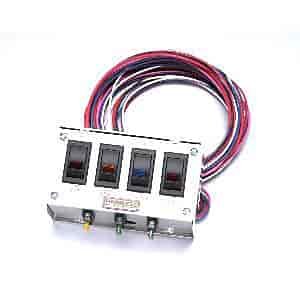 4 Toggle Switch NOS Panel Circuit Breaker