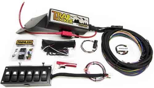 Trail Rocker Accessory Control System 1976-1986 Jeep CJ Underdash 6-Switch