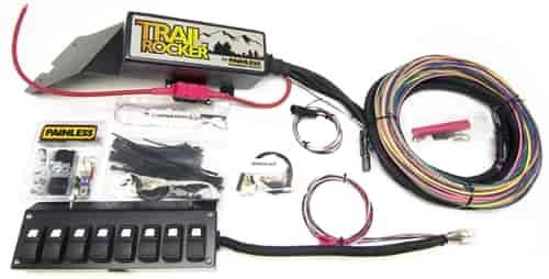 Trail Rocker Accessory Control System 1976-1986 Jeep CJ Underdash 8-Switch