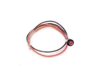 1/8" Indicator Lamp 12 Volt, Mounts In 1/8" Hole