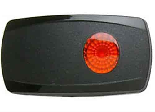 Single Lens Contour Rocker Switch Cover Amber