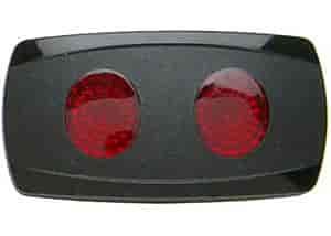 Double Lens Contour Rocker Switch Cover Red