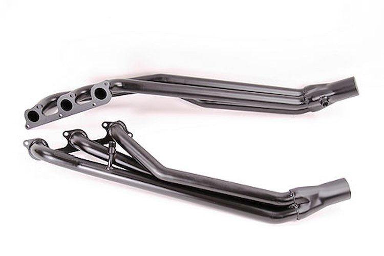 Painted Car Long-Tube Headers 2005-10 Mustang 4.0L V6