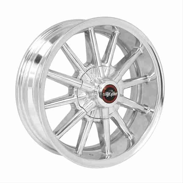 34 Rattler 12 Spoke Polished Size 15X5 Bolt Circle 5X4.50/4.75 Back Spacing 2.75 Finish Gray Machine