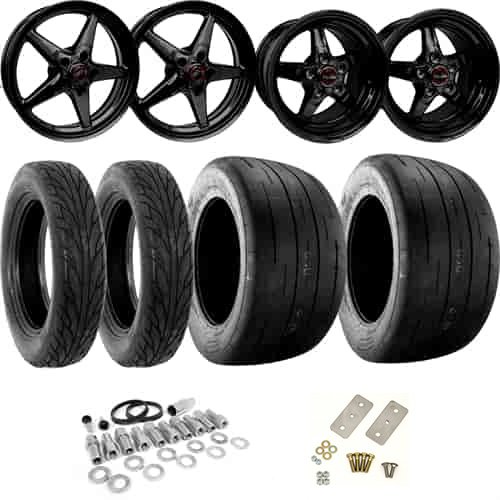 "BIG MEATS" Wheel and Tire Kit For 2005-2014 Ford Mustang