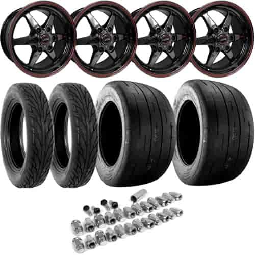 "BIG MEATS" Wheel and Tire Kit For 1999-Up GM 1500 Trucks 2WD