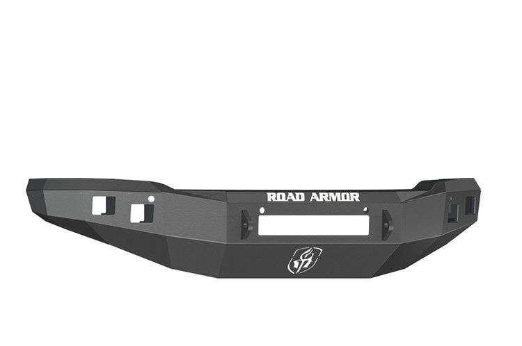214R0B-NW Stealth Non-Winch Front Bumper, Satin Black, Square Fog Light Holes, 2014-2015 GMC Sierra 1500