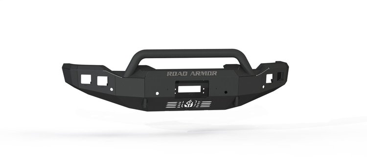 2202F4B-AUS Stealth Non-Winch Front Bumper, Base, Texture Black, Fits Select GMC Sierra 2500/3500 HD