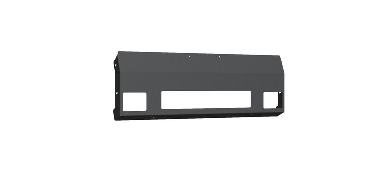 3032V-NWP Vaquero Non-Winch Plate, Front, Texture Black, Chevy Silverado 2500/3500 HD; Classic