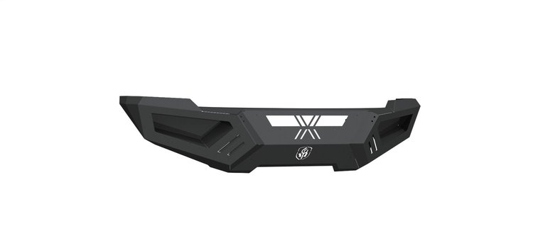 3112XF0B Spartan Non-Winch Front Bumper, Steel, Satin Black, 2011-2014 Chevy Silverado 2500 HD/3500 HD