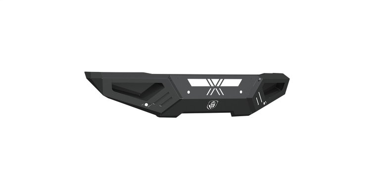 3152XF0B Spartan Non-Winch Front Bumper, Steel, Satin Black, 2015-2019 Chevy Silverado 2500 HD/3500 HD