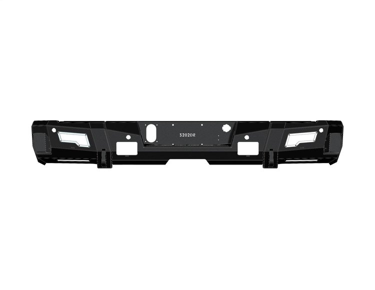 3202DR-B0-P2-MR-BH-B Identity Rear Bumper Shackle End Pods Fits Select GM Silverado/Sierra 2500 HD/3500 HD