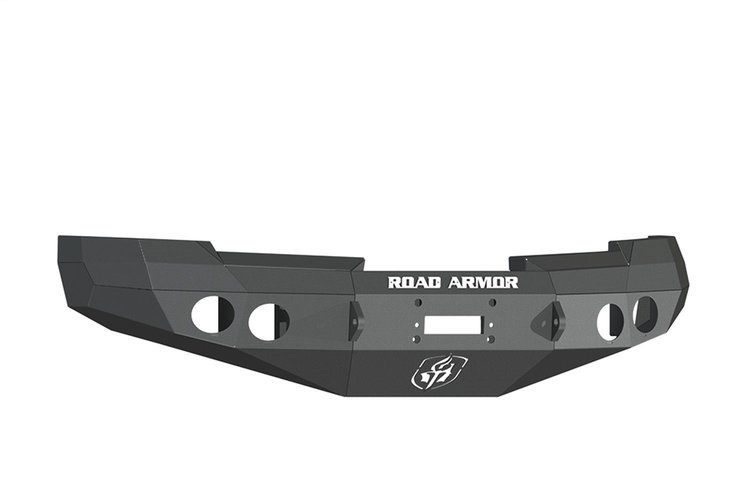 37700B Stealth Winch Front Bumper, Steel, Satin Black, 2008-2013 Chevy Silverado 1500