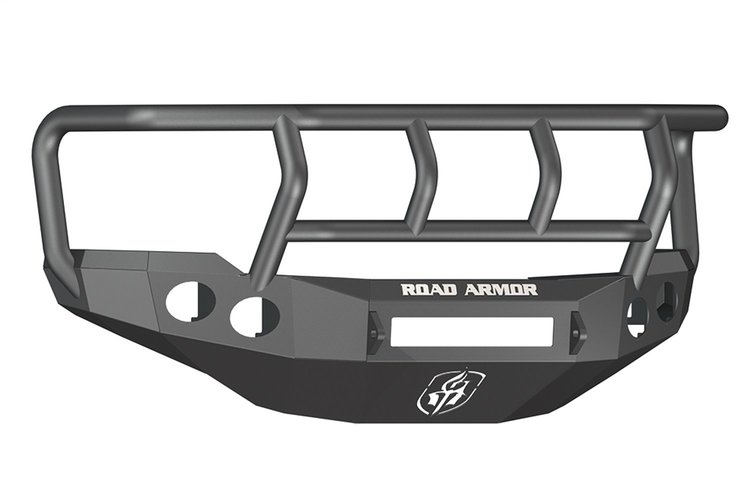 38202B-NW Stealth Non-Winch Front Bumper, Titan II Guard, Satin Black, 2011-2014 Chevy Silverado 2500 HD/3500 HD