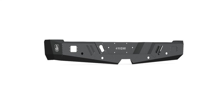 4102XR0B Spartan Non-Winch Rear Bumper, Steel, Satin Black, 2011-2018 Ram 2500/3500