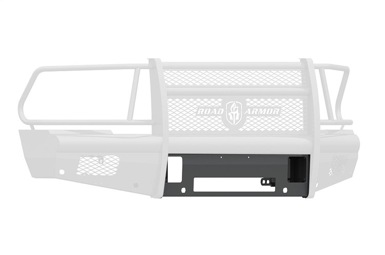 410V-NWP Vaquero Replacement Winch Mount Cover, Front, Satin Black, 2011-2018 Ram 2500/3500/4500/5500