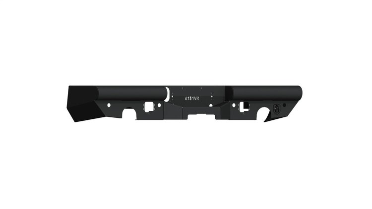 4131VR0B Vaquero Non-Winch Rear Bumper, Steel, Satin Black, 2013-2018 Ram 1500