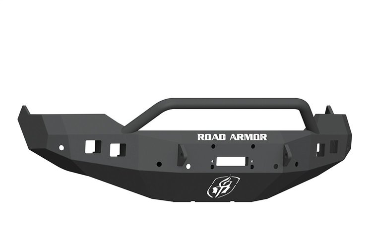 413F4B Stealth Winch Front Bumper, Pre-Runner Guard, Satin Black, 2013-2018 Ram 1500