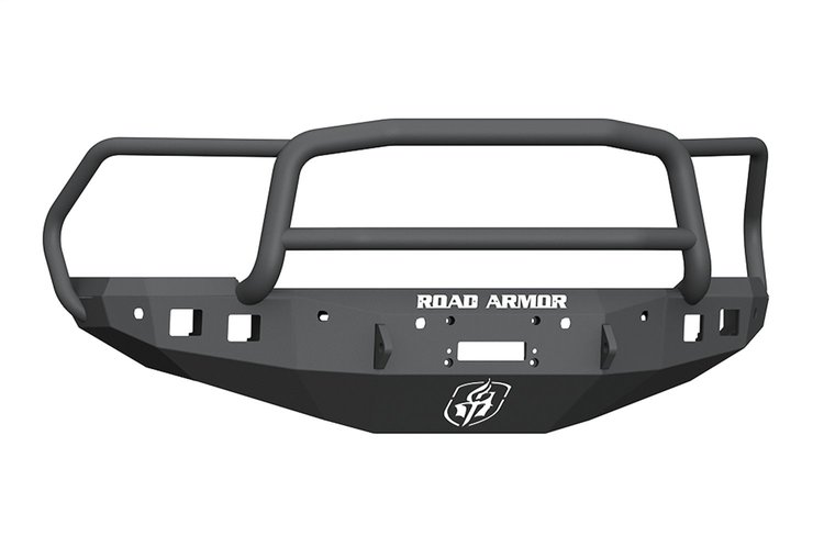 4162F5B Stealth Winch Front Bumper, Lonestar Guard, Satin Black, 2016-2018 Ram 2500/3500