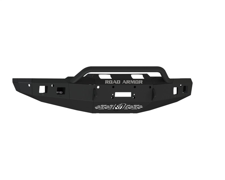 4201F4B Stealth Winch Front Bumper, Pre-Runner Guard, Satin Black, Fits Select Ram 1500