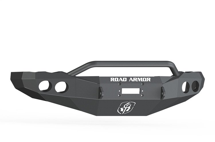 44044B Stealth Winch Front Bumper, Pre-Runner Guard, Satin Black, 2003-2005 Dodge Ram 2500/3500