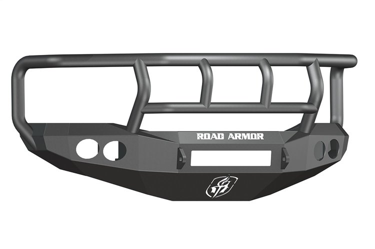 44062B-NW Stealth Non-Winch Front Bumper, Titan II Guard, Satin Black, 2006-2009 Dodge Ram 2500/3500/4500/5500