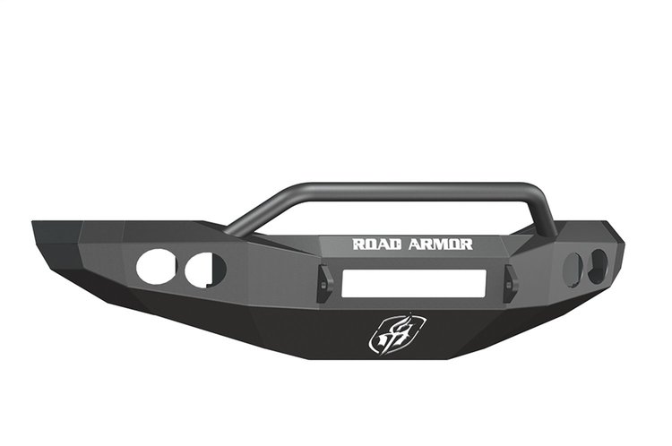 44064B-NW Stealth Non-Winch Front Bumper, Pre-Runner Guard, Satin Black, 2006-2009 Dodge Ram 2500/3500/4500/5500