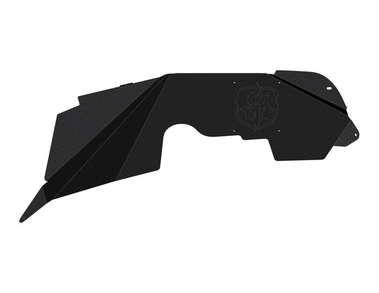 507LFFSB Stealth Fender Liner Body Armor, Front, Black Steel Fits Select Jeep Wrangler