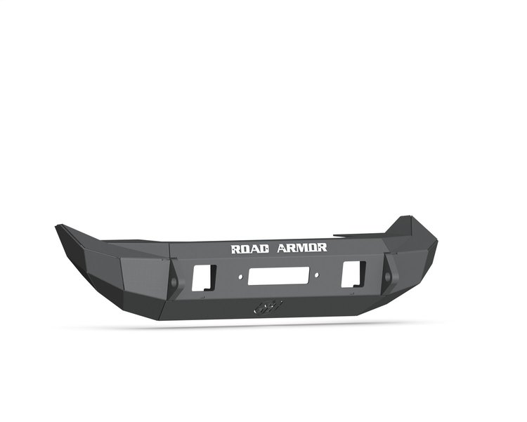 5182F0B Stealth Winch Front Bumper, Mid Width, Steel, Satin Black, Fits Select Jeep Gladiator/Wrangler