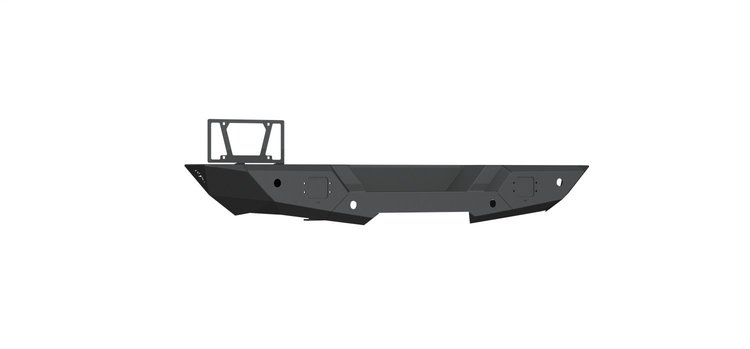 5183XR0B Spartan Rear Bumper, Texture Black, Fits Select Jeep Wrangler