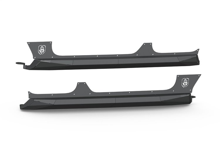 518ARG4B Stealth Rocker Body Armor, Steel, Satin Black, Fits Select Jeep Wrangler