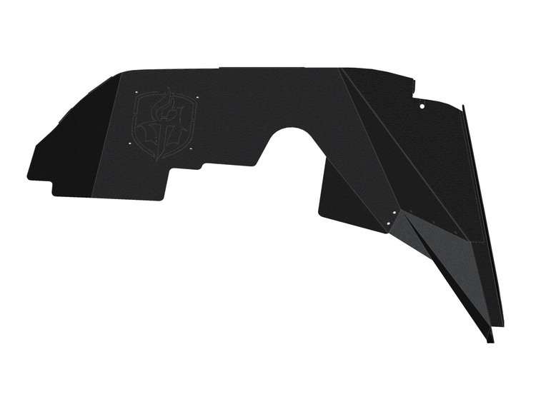 518LFFSB Stealth Fender Liner Body Armor, Front, Black Steel Fits Select Jeep Gladiator/Wrangler