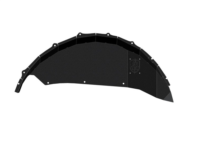 518LFRSB Stealth Fender Liner Body Armor, Rear, Black Steel Fits Select Jeep Wrangler